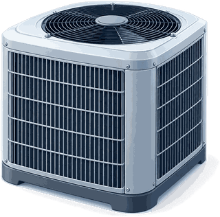 Outdoor AC condenser unit