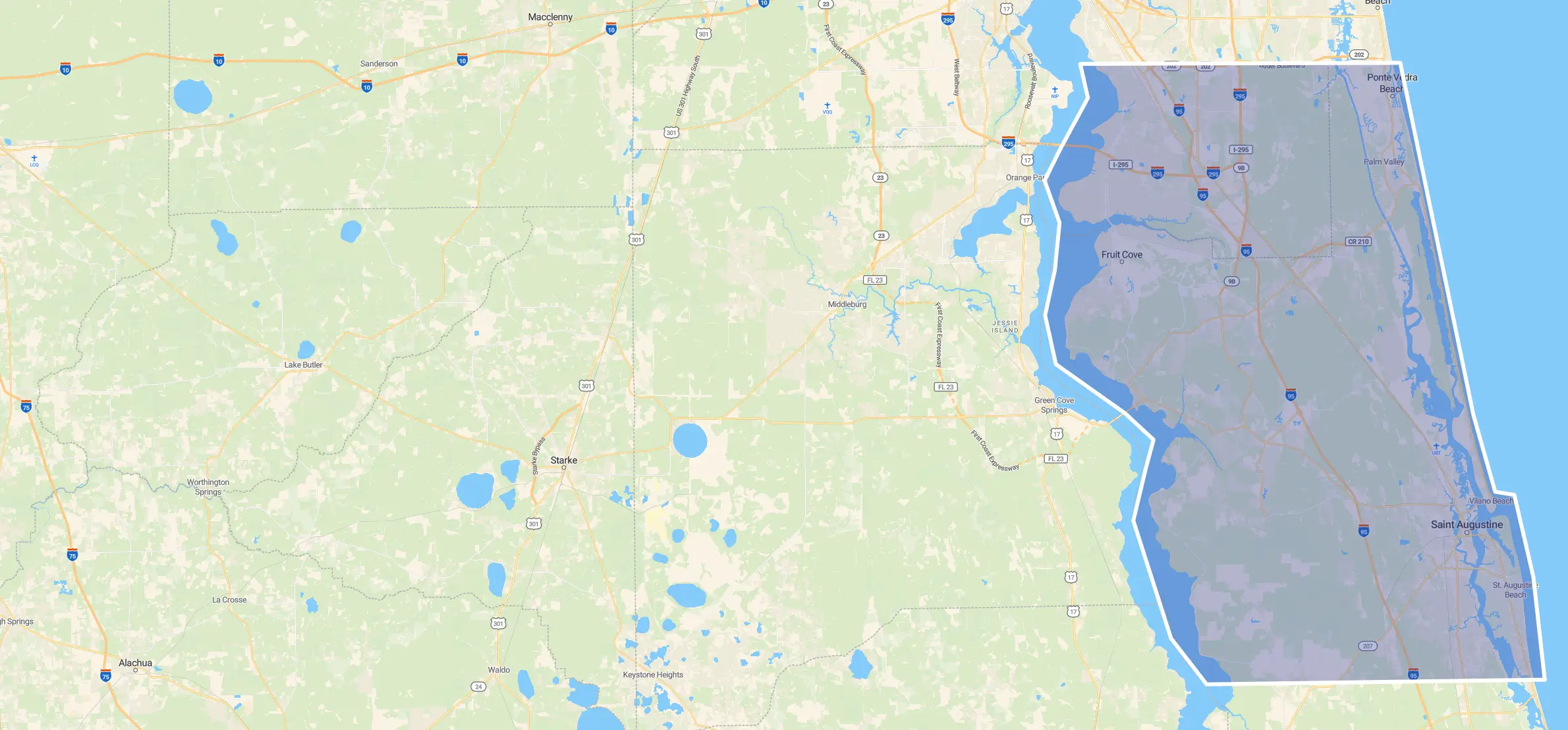 Service Areas